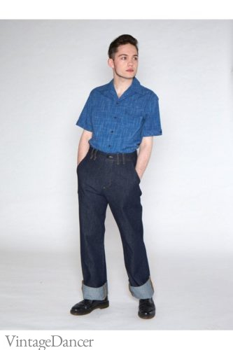 mens 1950s reroduction clothing brand Collectif