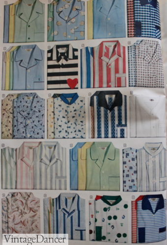 1951 men's pajamas 1950s