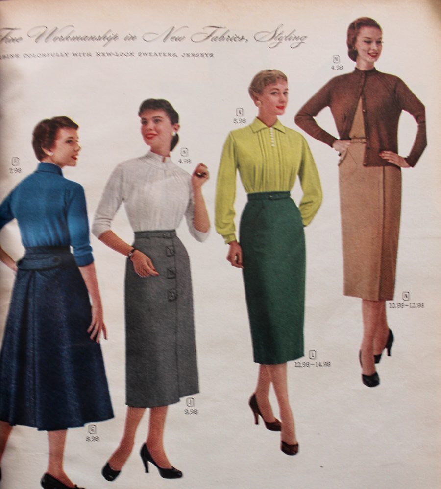 1950s Circle Skirt, Pants, Jeans Outfits