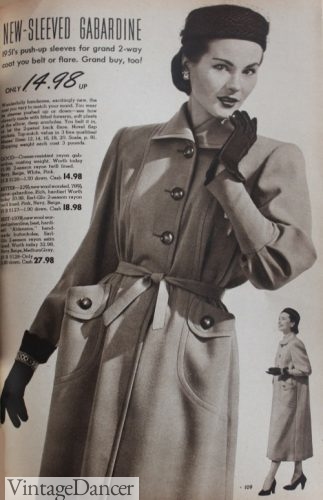 1951 Gaberdine Trench Coat