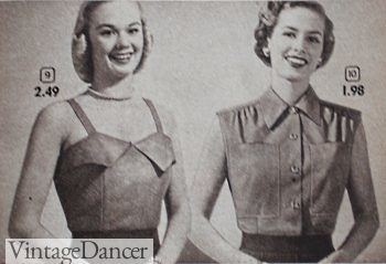1950s strapped top, halter top