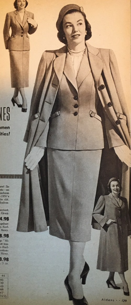 1950s Womens Suits History and Pictures
