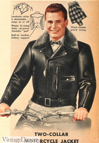 1951 leather moto jacket