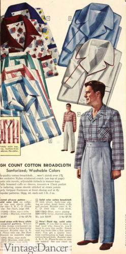 1951 sleep pajamas ready for lounging