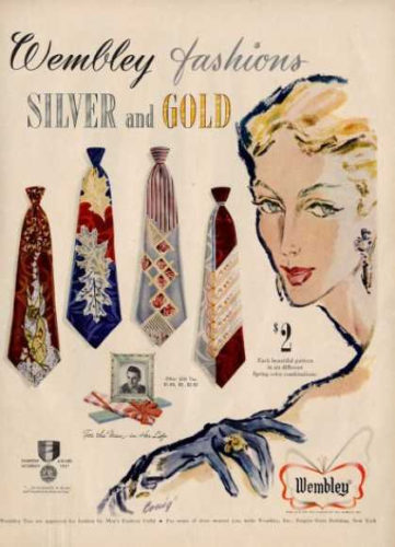 1951 neckties ad