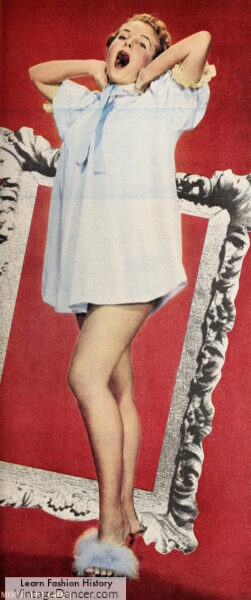 1950s baby doll nighttie worn by Mona Freeman