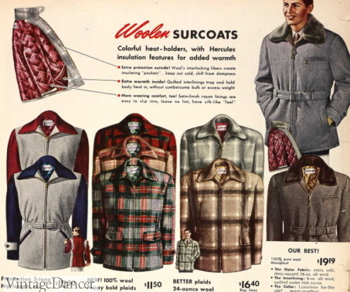 1950s Men's Winter Fashion, Clothes | 50 Pictures