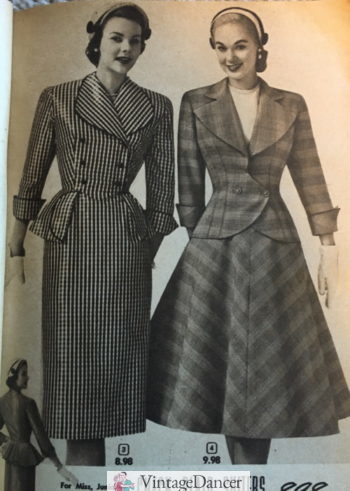 vintage women in suits