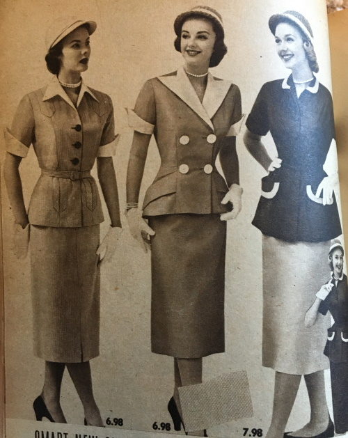 1950s Womens Suits History and Pictures