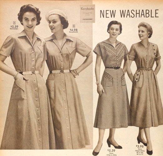 1950s House Dresses History | 50s Shirtwaist Dress