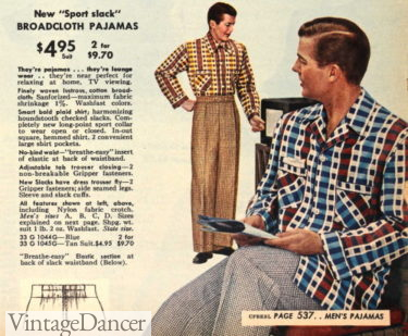 1952 mens lounge or sleepwear