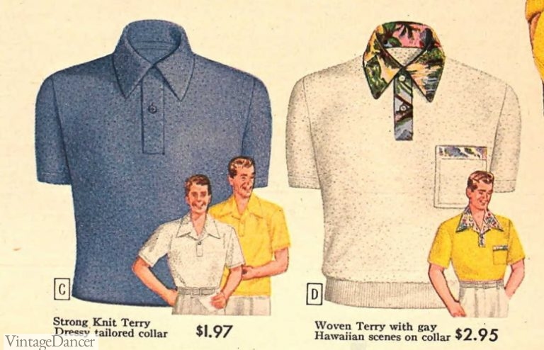 1950s polo shirt