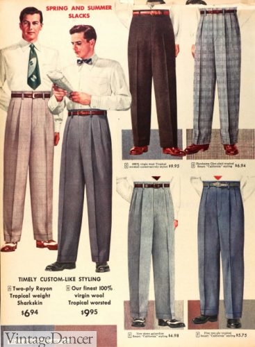 1952 mens dress pants slacks trousers