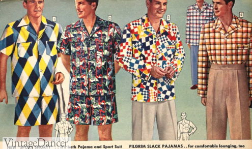 1952men's summer pajamas and loungewear