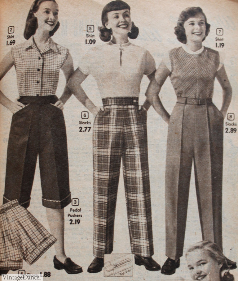 1950s Teenager Fashions - Girls' Fashion Trends And Clothing Styles