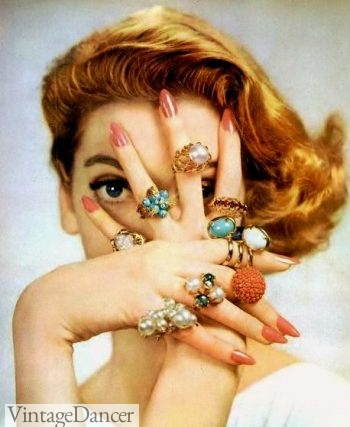 1950s Cocktail Rings
