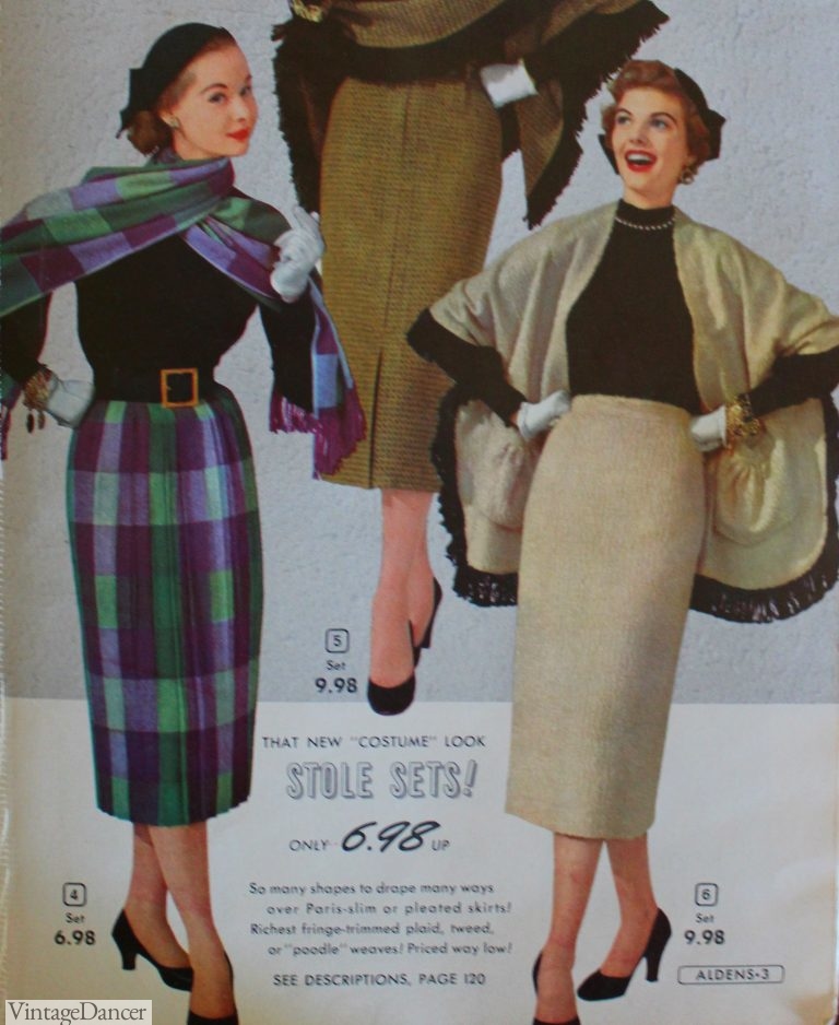 1953 Fashion, Clothing Styles