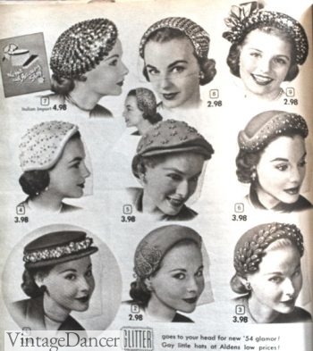 1953 Small fancy hats