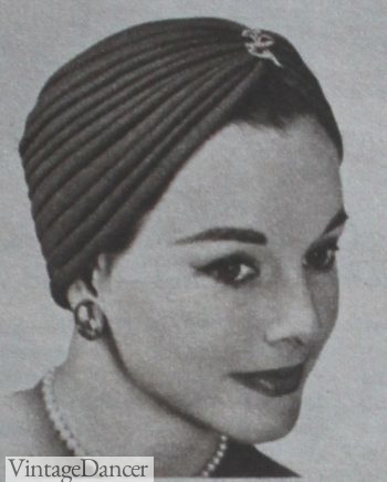 1950s turban cap hat 50s 1953