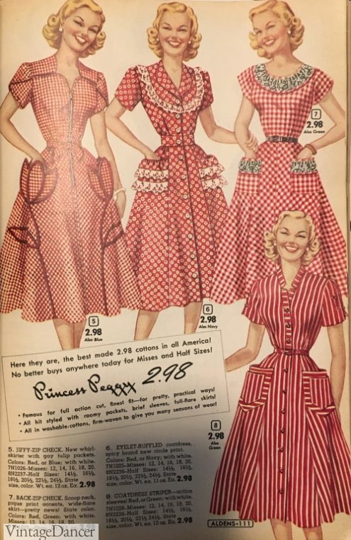 1950s House Dresses History | 50s Shirtwaist Dress