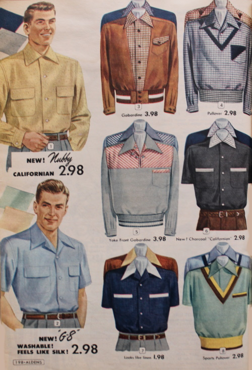 1953 button down sport shirts