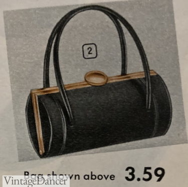 1953 barrel or music roll bag