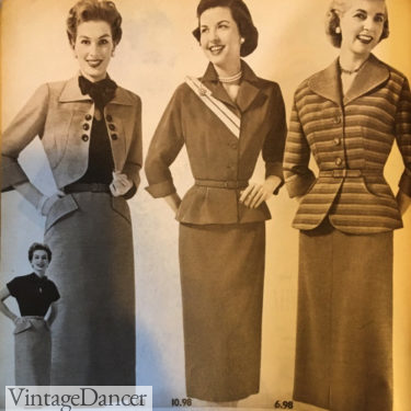 1953 womens suits and jackets