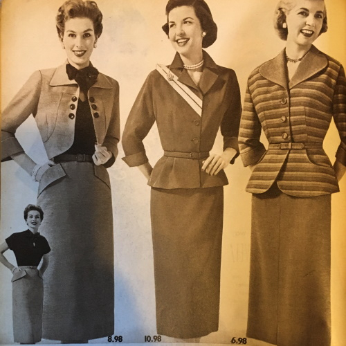 1950s Womens Suits History and Pictures