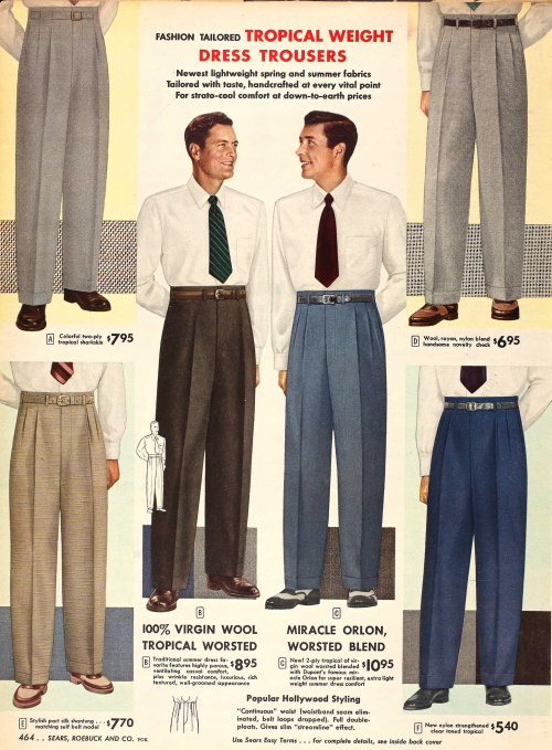 1950s Mens Fashion History For Business Attire