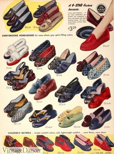 1953 winter slippers house shoes
