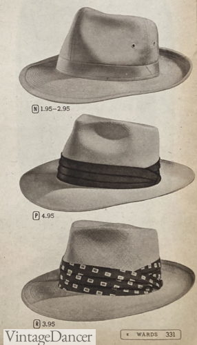 1950s mens hats fedora hats headwear