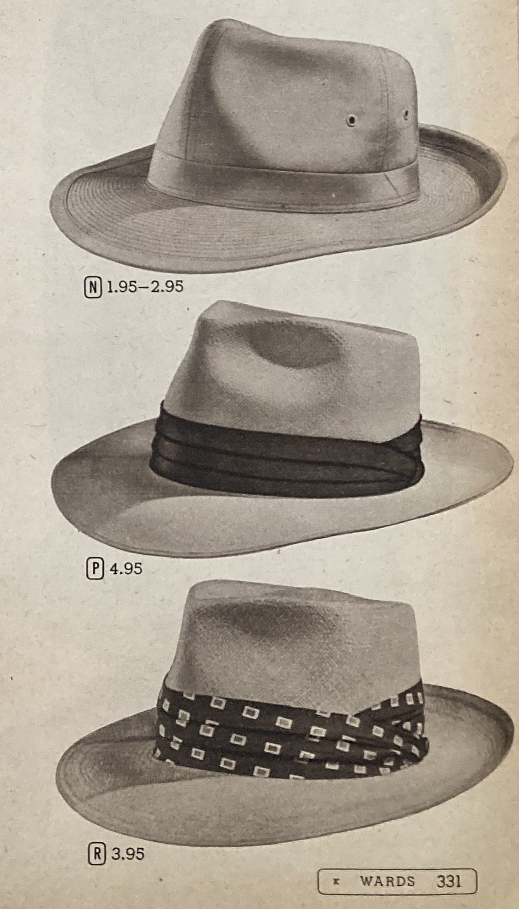 1950s Men's Hats Styles & History