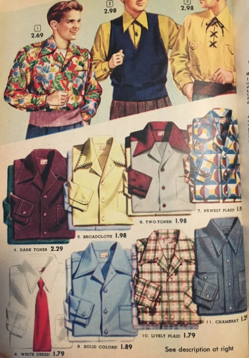 1950s Teen Boys' Clothing