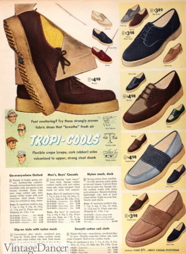 1954 crepe sole casual canvas shoes