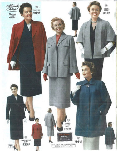 1954 jackets, coats and suits mature women mrs outfits old