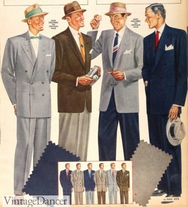 1954 summer suits and sport coats