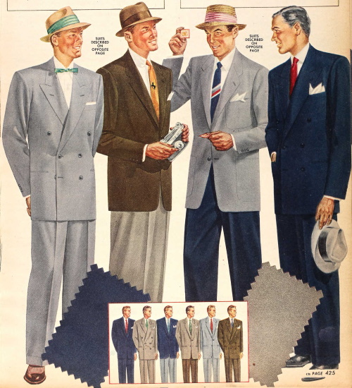 1950s Men's Fashion History for Business Attire