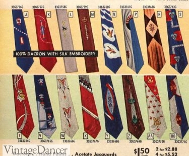 Vintage Men&#8217;s Tie History 1920-1970, Vintage Dancer