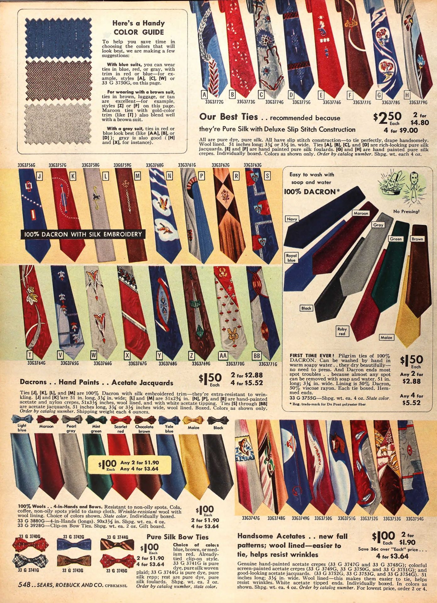 Men's Ties History of the 1920s to 1970s