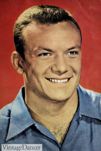 1950s mens hairstyle 1955 Aldo Ray crew cut flat top