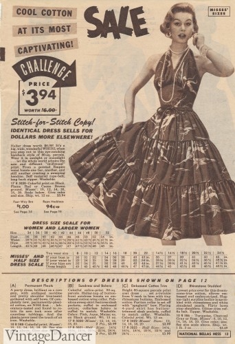 1950s Hawaiian dress