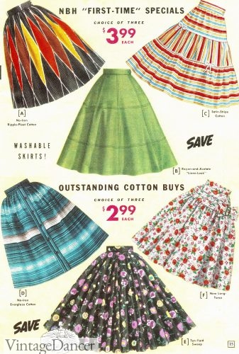 1955 BH skirts