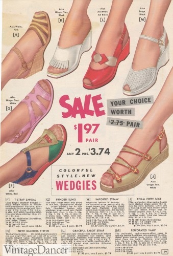 1950s sandals