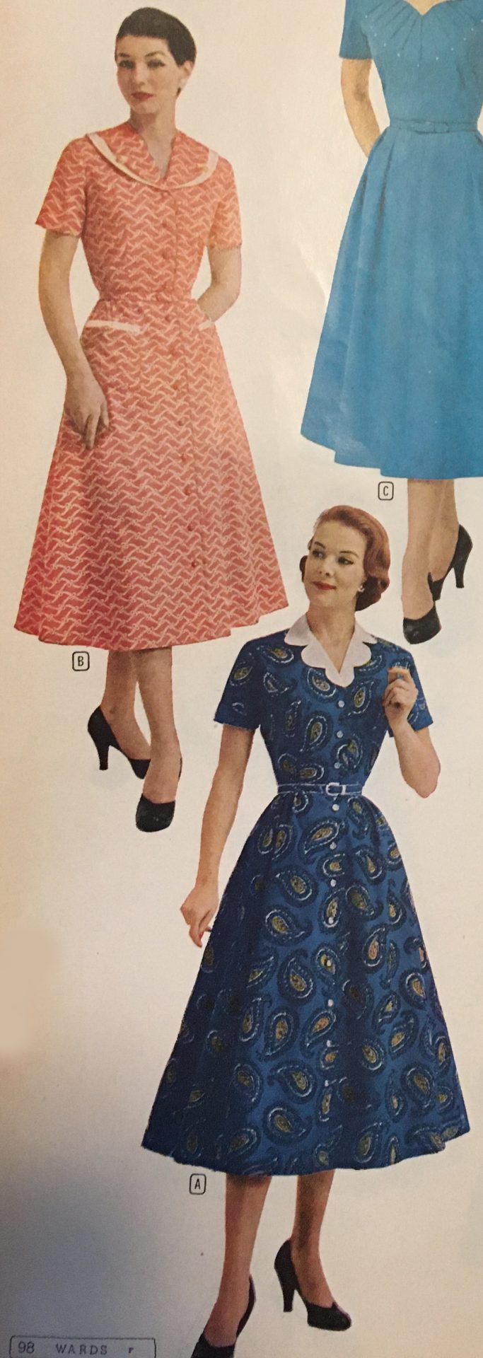 1950s House Dresses History | 50s Shirtwaist Dress