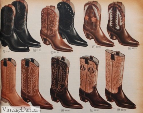 11950s mens western boots