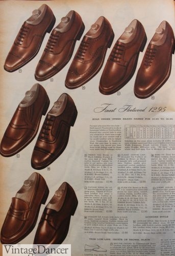 1955 Men's business shoes