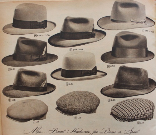 1950s Men's Hats Styles Guide