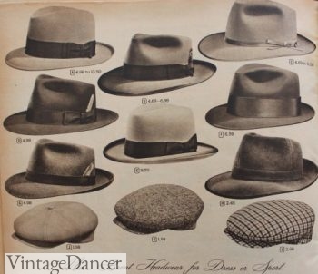 1950s mens hats