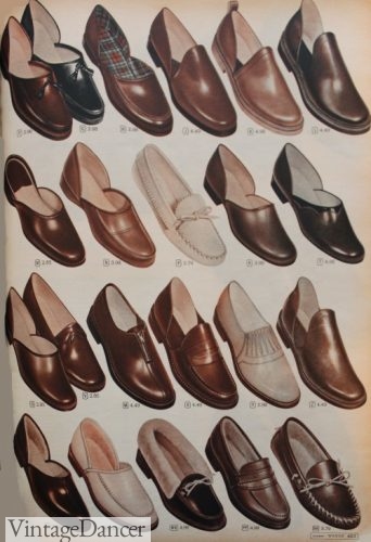 1950s mens house slippers