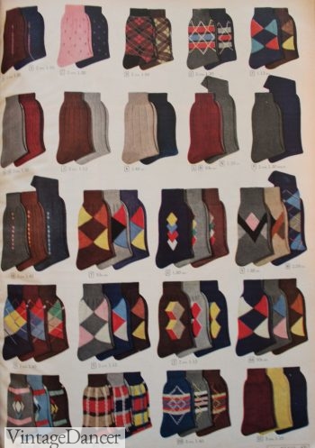 1955 men's dress socks